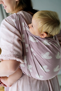 Écharpe de portage Hazy Love Rose - taille 5