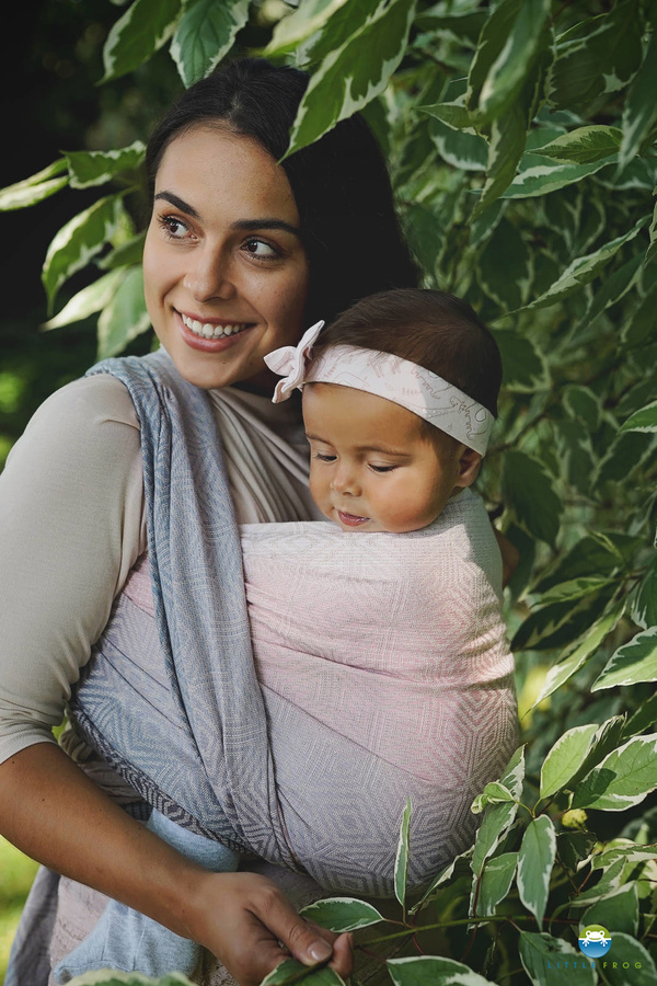 Écharpe de portage Linen Foggy Cube - taille 6