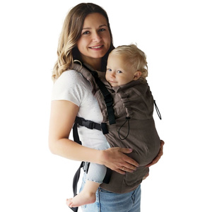 Porte-bébé en lin Prime - Pure Linen Frappe