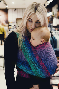 Baby Sling TENCEL™ Aurora Cube size 5 /2nd class