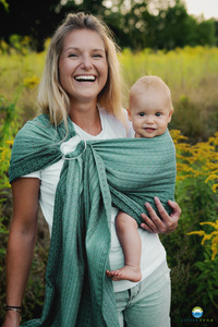 Ring sling Lovely Fern- size M (2m) /2nd class